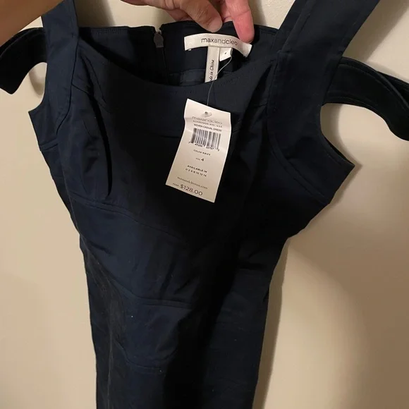 Max & Cleo Midnight Blue Sleeveless Dress - Picture 2 of 6